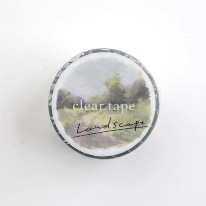 Landscape Masking Tape Sunlight Trough the Trees Nature
