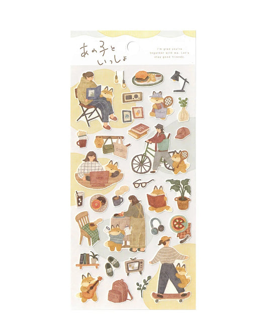 Stickers Anoko to Issho Renard Mindwave