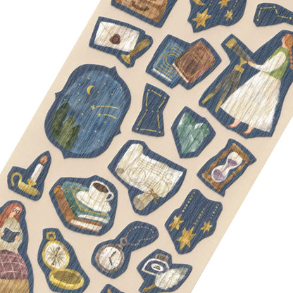 Stickers Girls Daily Life Astronomical Observation Mindwave