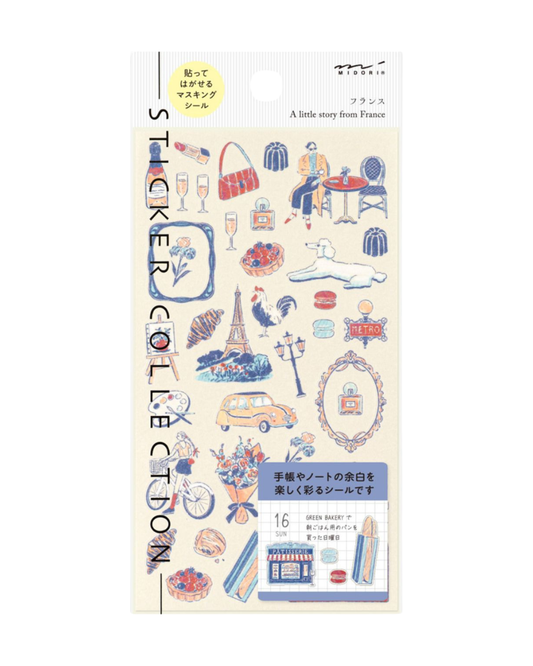 Midori France Theme Stickers