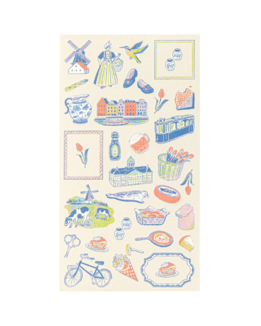Midori Netherlands Theme Stickers