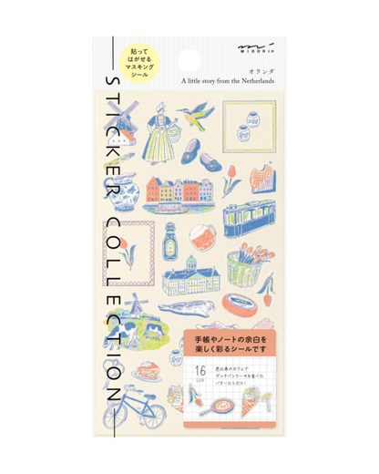 Midori Netherlands Theme Stickers