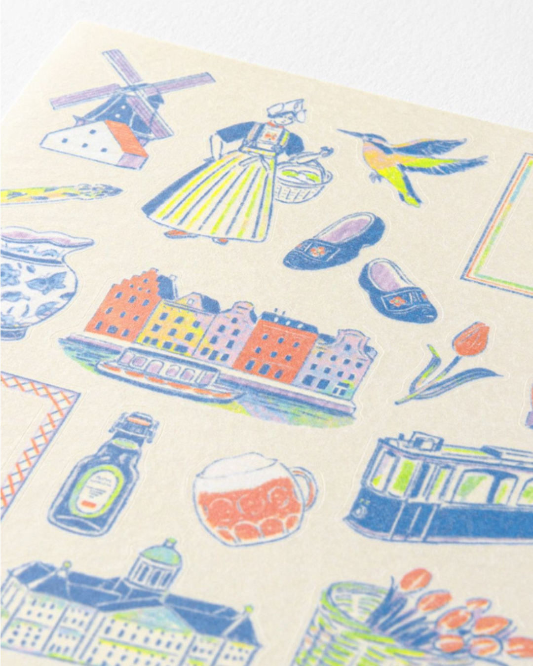 Midori Netherlands Theme Stickers