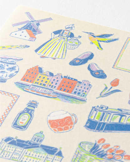 Midori Netherlands Theme Stickers