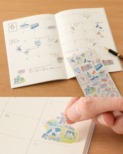 Midori Netherlands Theme Stickers