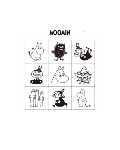 Set de 9 Mini Tampons Moomin – Beverly