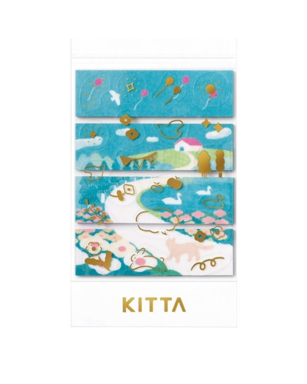 Pre-cut Masking Tape Notebook Landscape — KITTA Collage