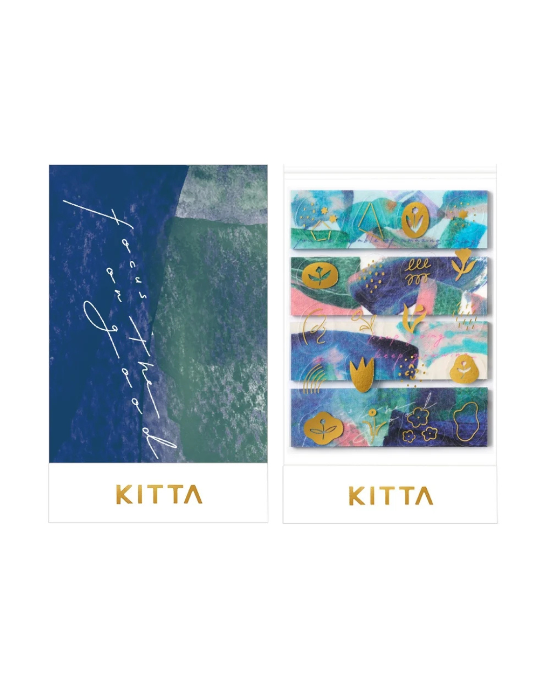 Carnet de Masking Tape Prédécoupé Message — KITTA Collage