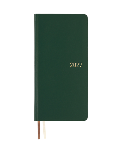Agenda Hobonichi Techo Weeks – Leather Forest Green 2027