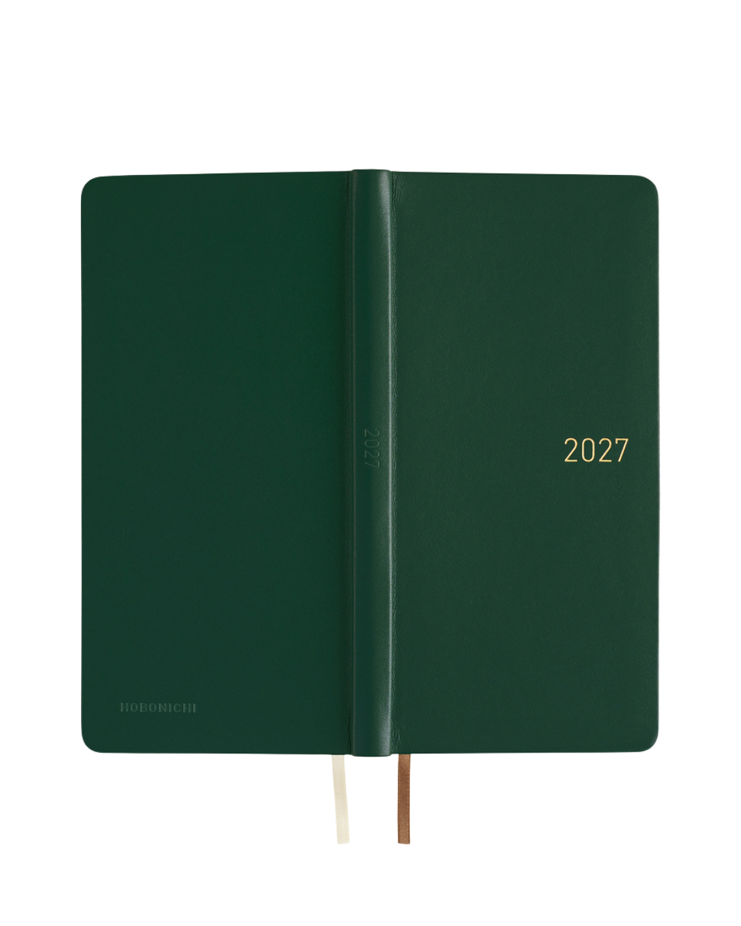 Agenda Hobonichi Techo Weeks – Leather Forest Green 2027