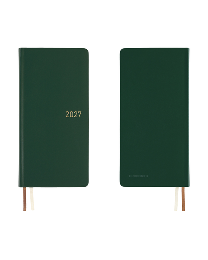 Agenda Hobonichi Techo Weeks – Leather Forest Green 2027