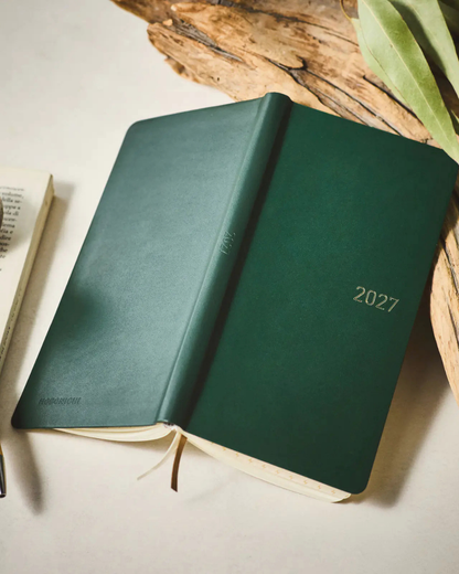 Agenda Hobonichi Techo Weeks – Leather Forest Green 2027