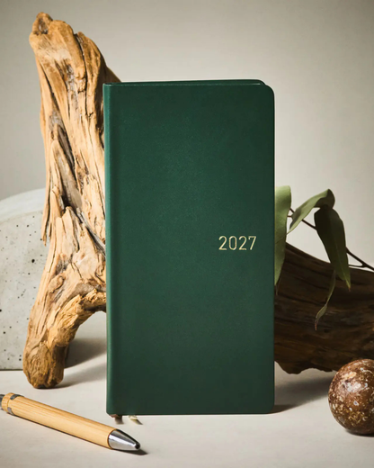 Agenda Hobonichi Techo Weeks – Leather Forest Green 2027