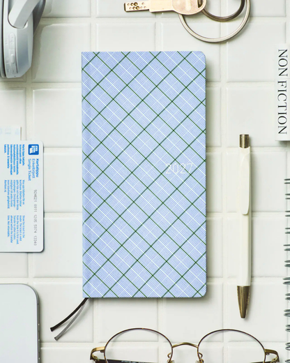 Hobonichi Techo Weeks Planner - Shirt Fabric Graph Plaid 2027