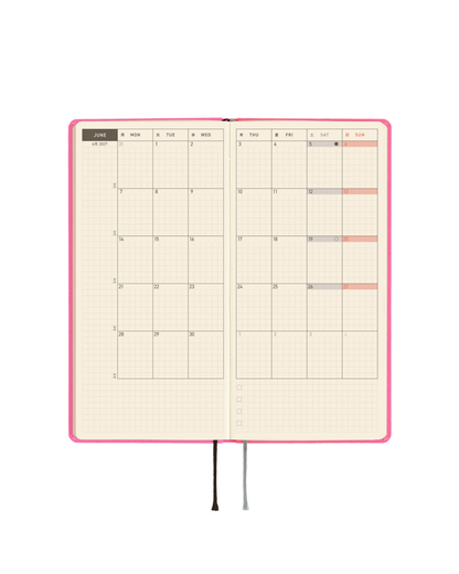 Agenda Hobonichi Techo Weeks – Colors Pink Sapphire
