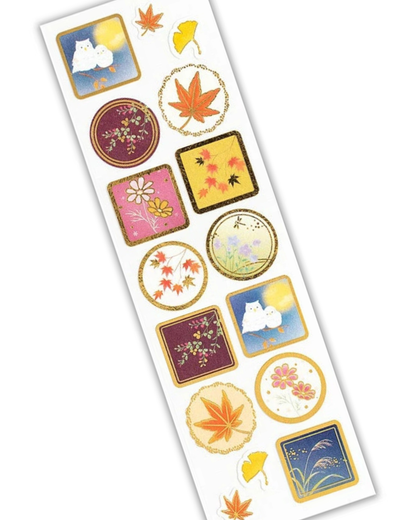 Stickers Washi Automne Gold Foil – NB Co.