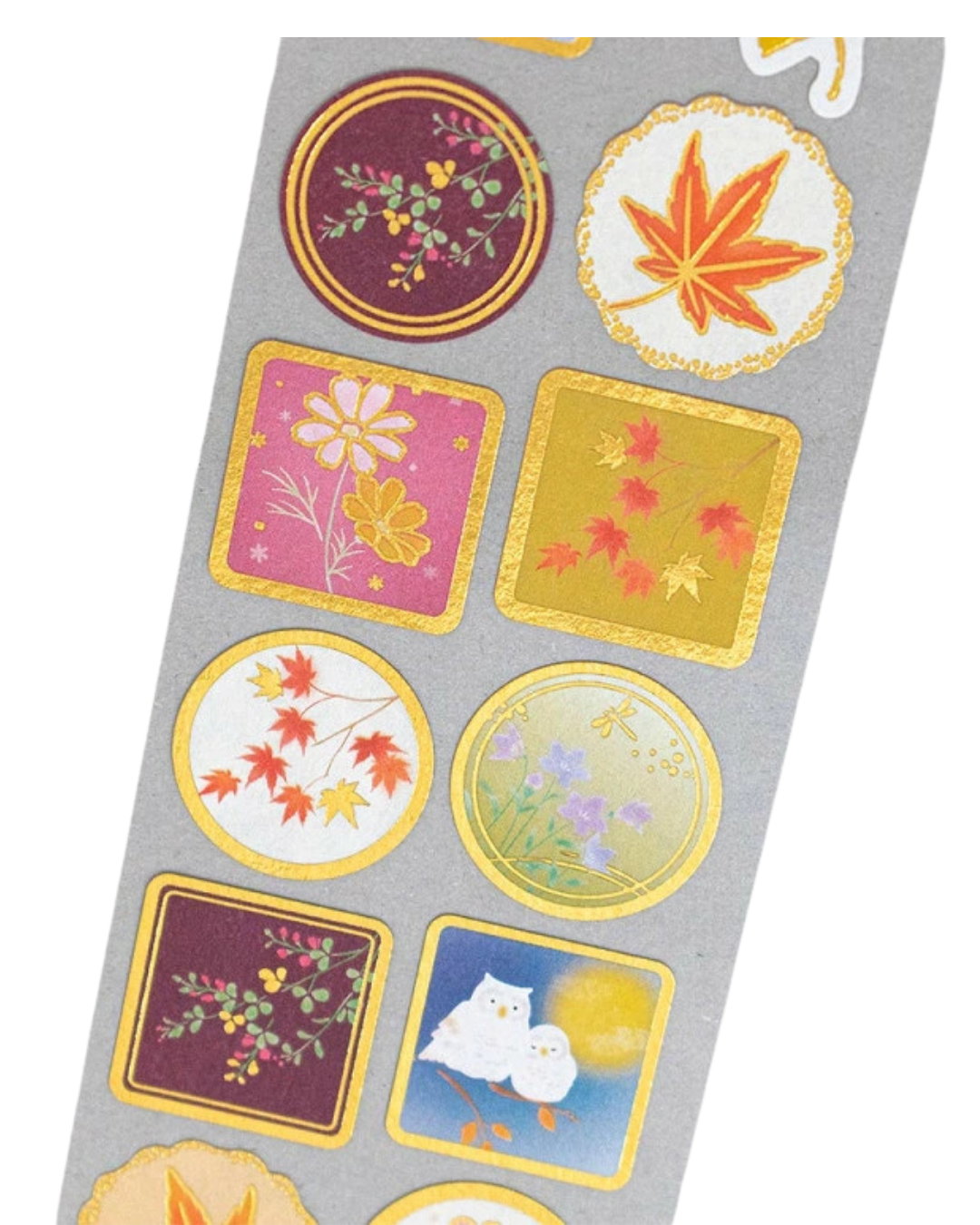 Stickers Washi Automne Gold Foil – NB Co.