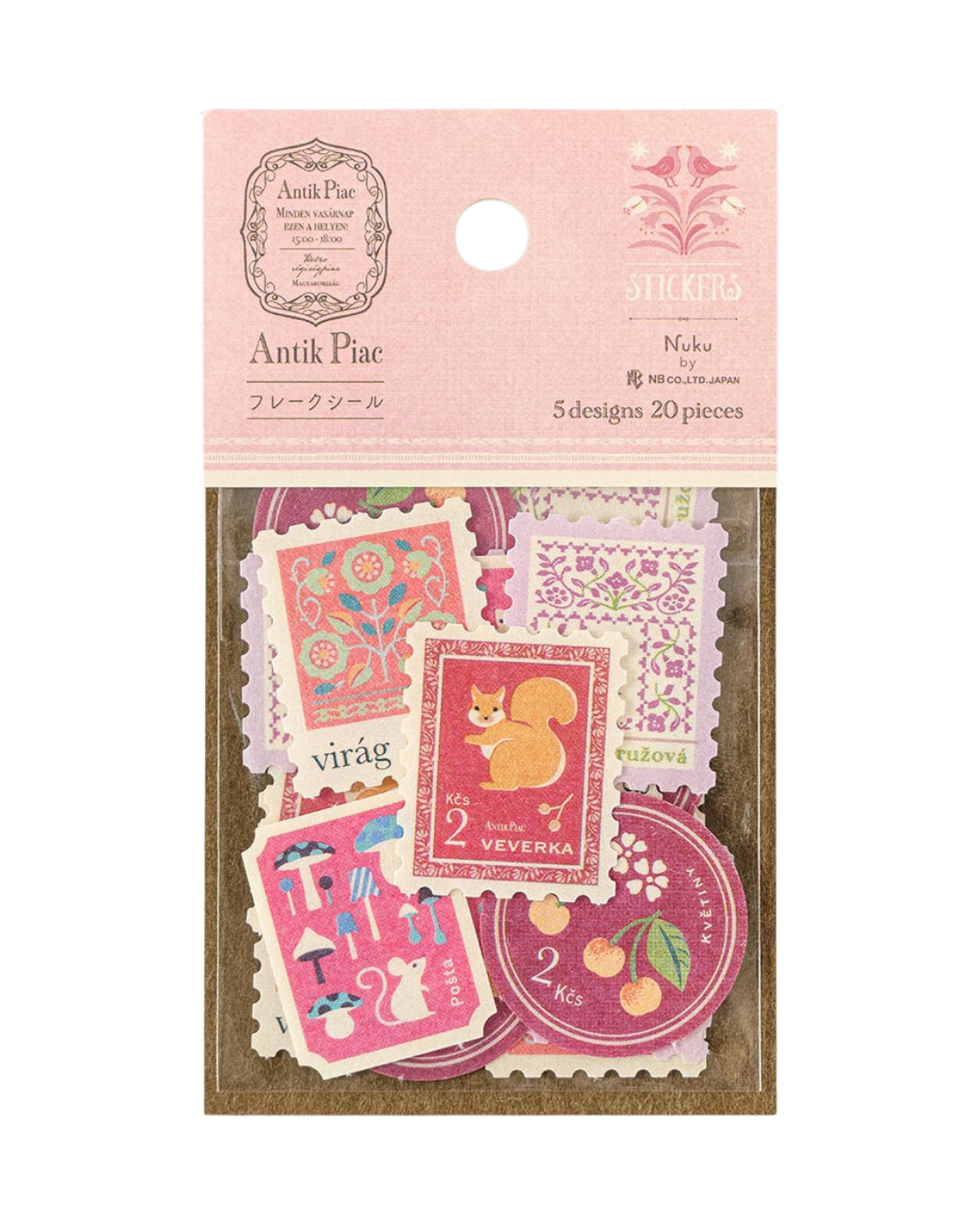 Stickers Flakes Timbres Vintage Antik Piac Roche – NB Co.