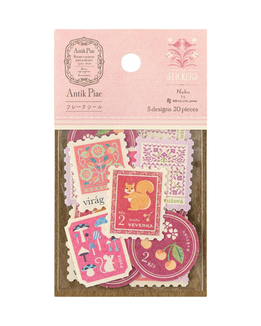 Stickers Flakes Timbres Vintage Antik Piac Roche – NB Co.