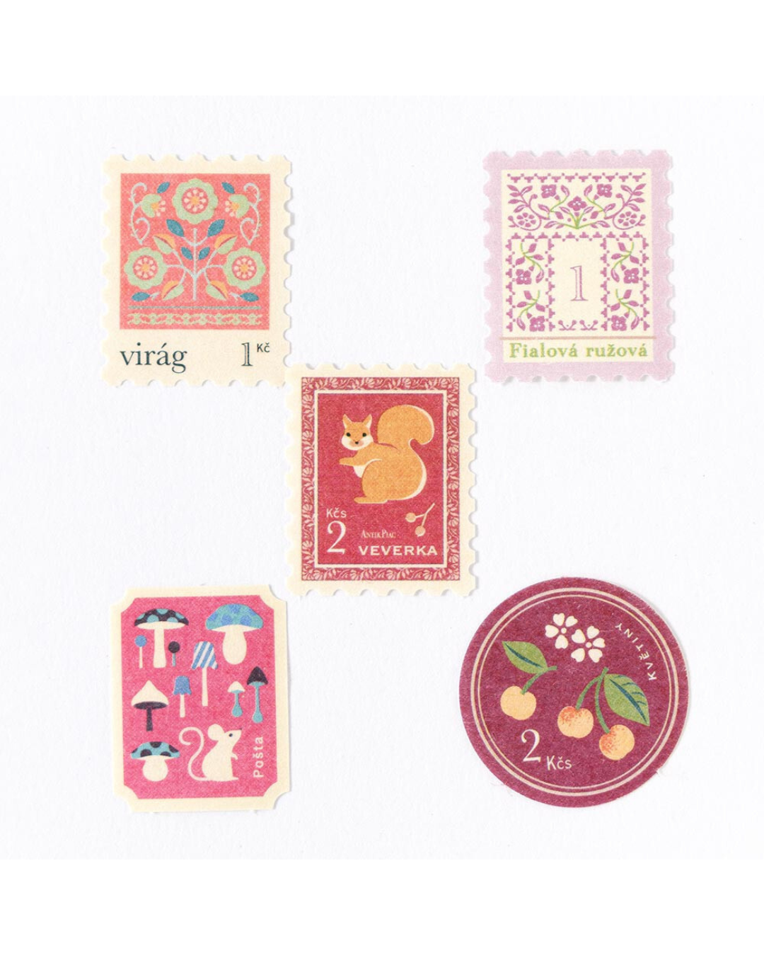 Stickers Flakes Timbres Vintage Antik Piac Roche – NB Co.