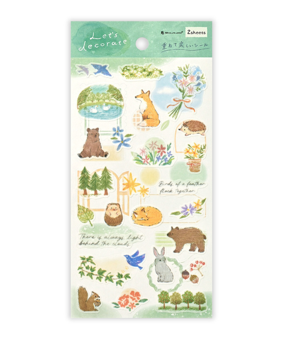 Stickers Deco Time Forest Animals – NB Co.