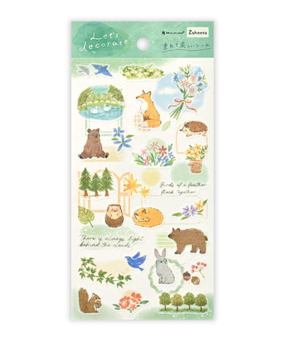 Stickers Deco Time Forest Animals – NB Co.