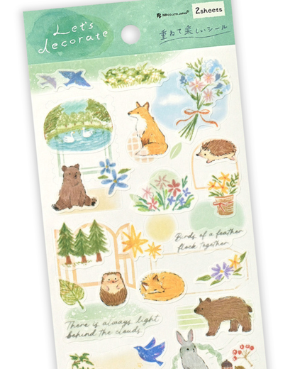 Stickers Deco Time Forest Animals – NB Co.