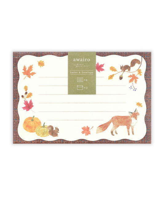Set de Papier à Lettre Automne Forêt – NB Co.