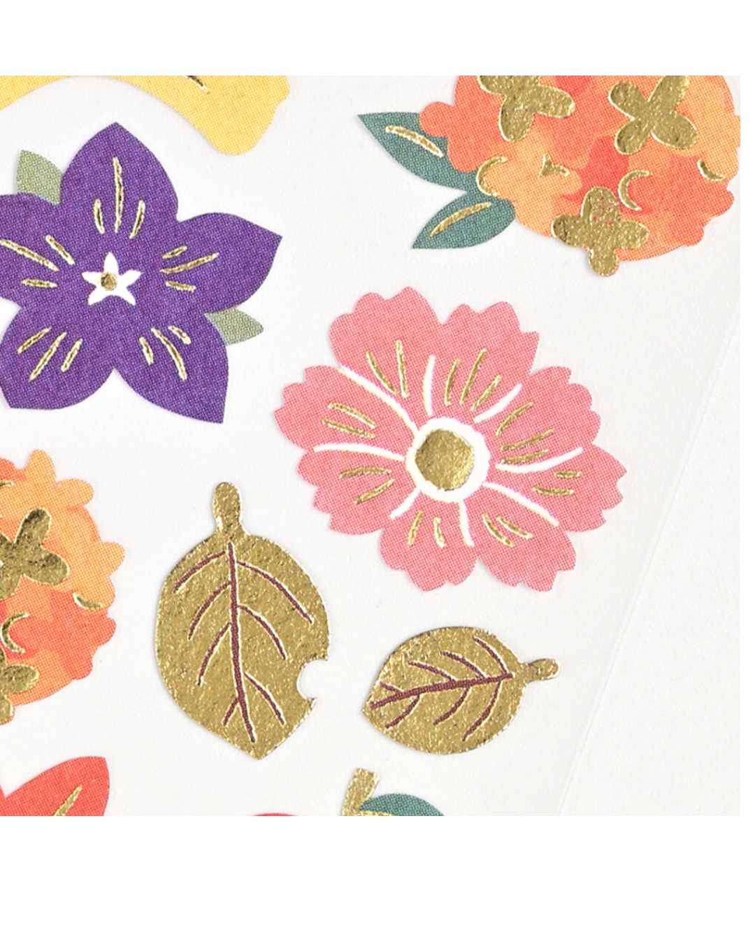 Autumn Delights Gold Foil Washi Stickers – NB Co.