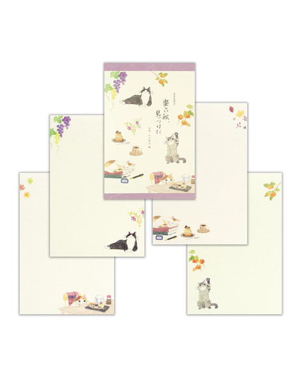 Papier à Lettres Chats Fun Autumn – NB Co.