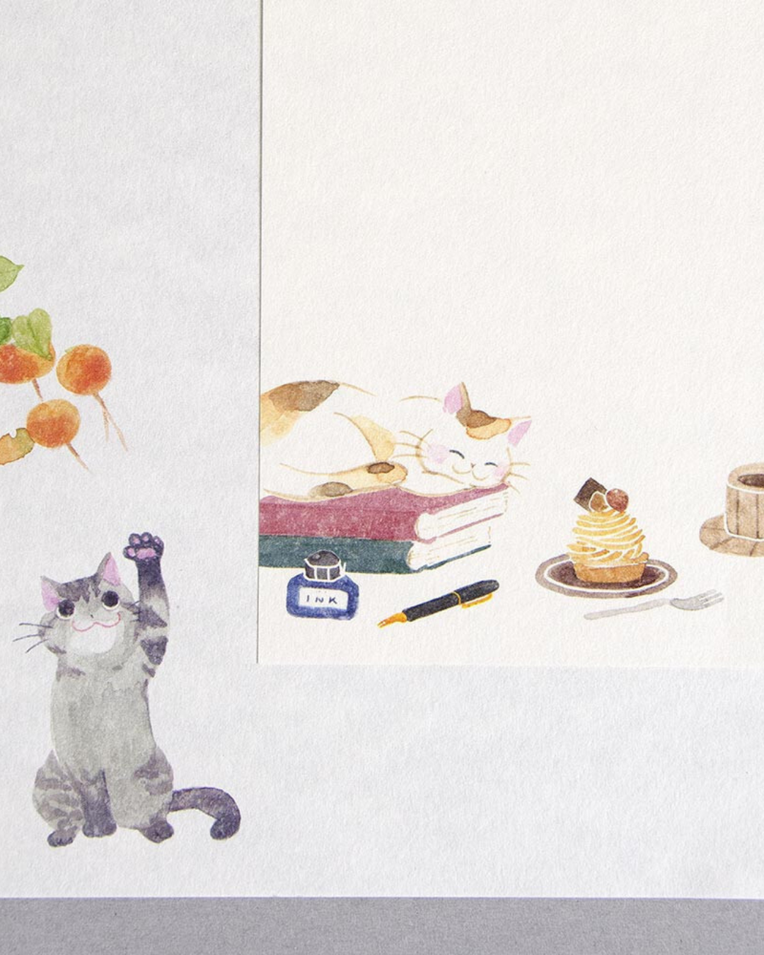 Papier à Lettres Chats Fun Autumn – NB Co.