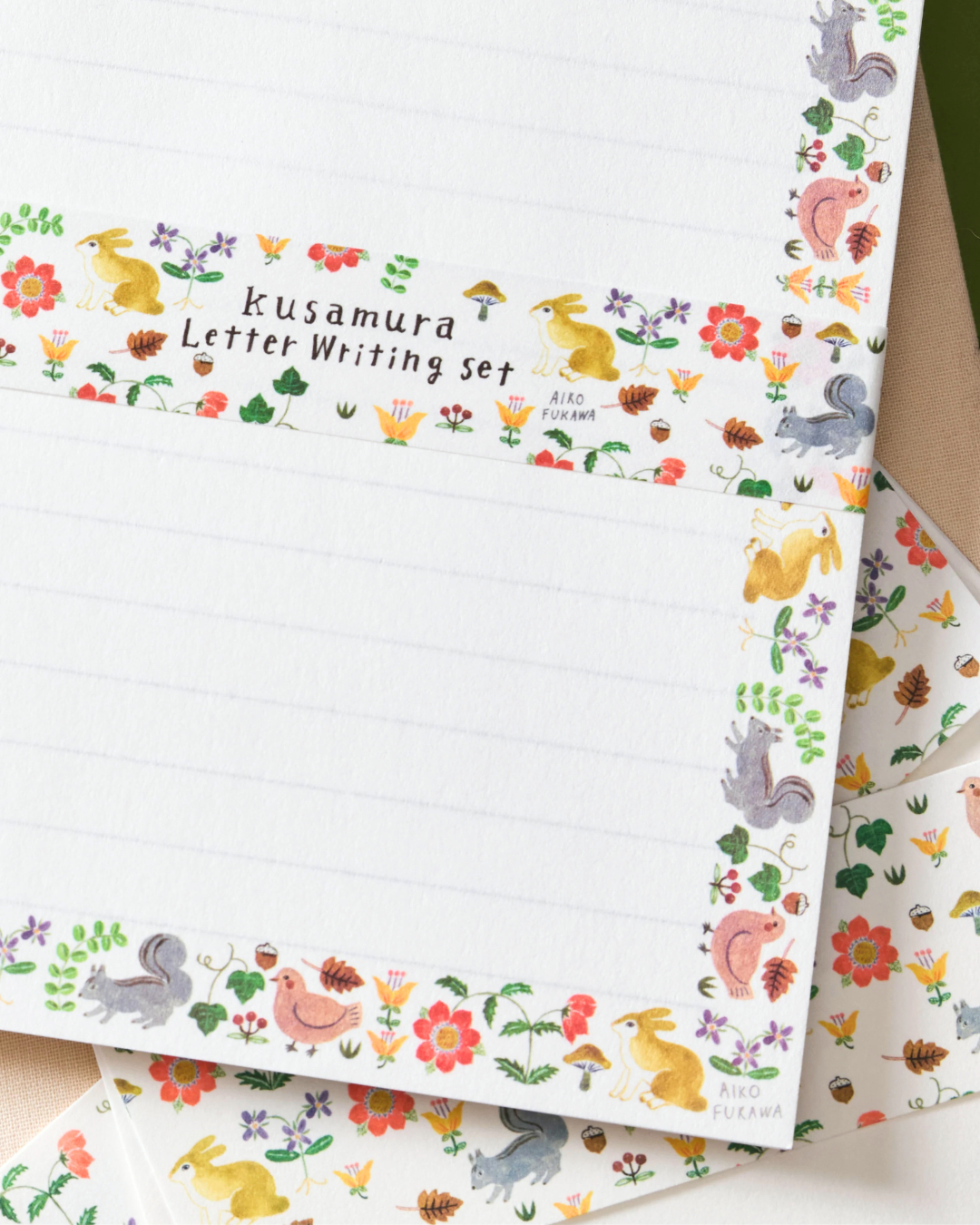 Set de Papier à Lettres Kusamura – Aiko Fukawa