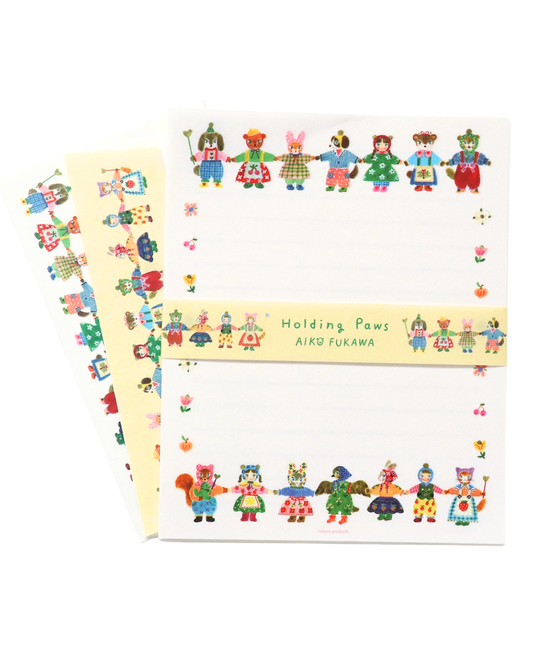 Set de Papier à Lettres Holding Paws – Aiko Fukawa