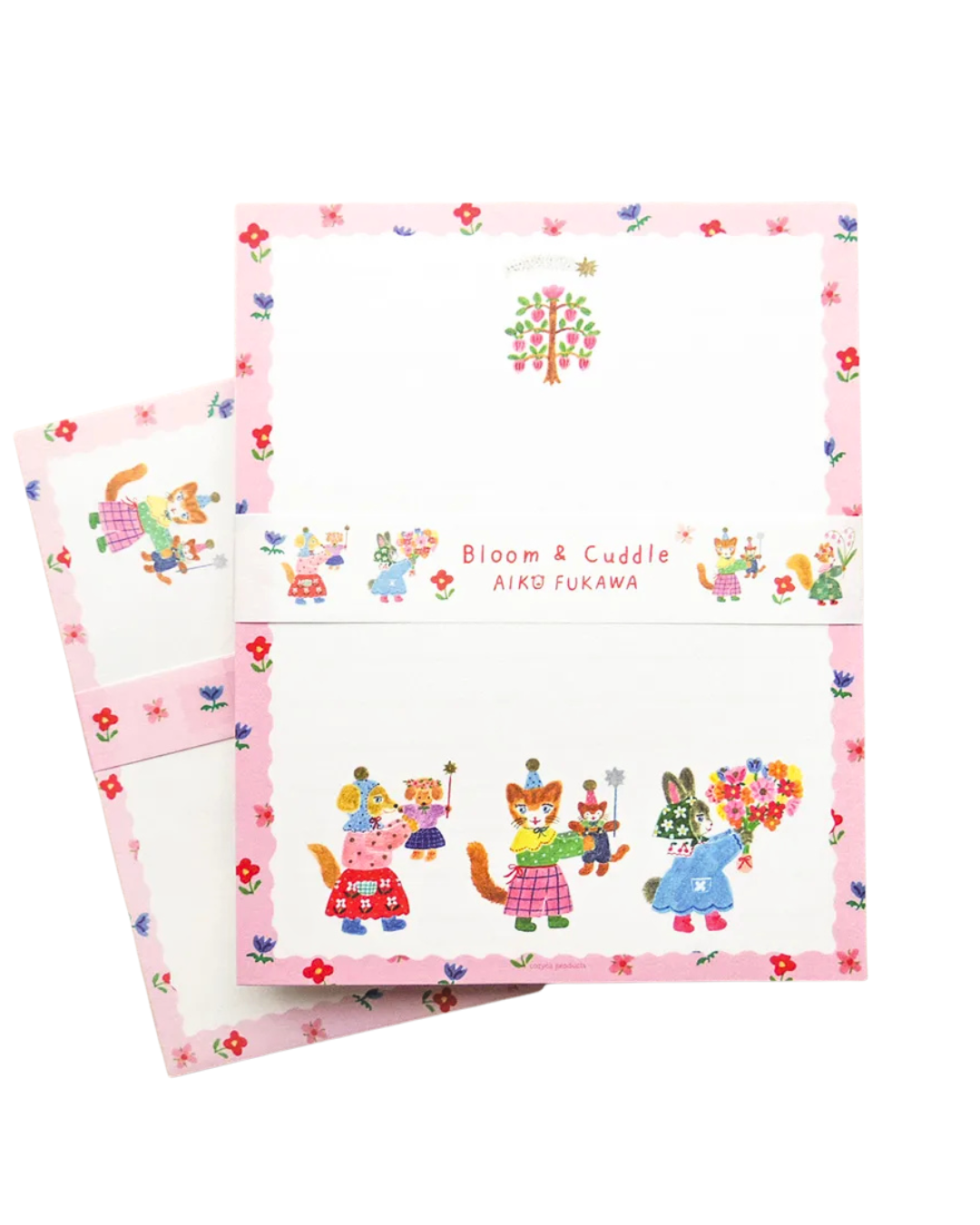 Set de Papier à Lettres Bloom & Cuddle – Aiko Fukawa
