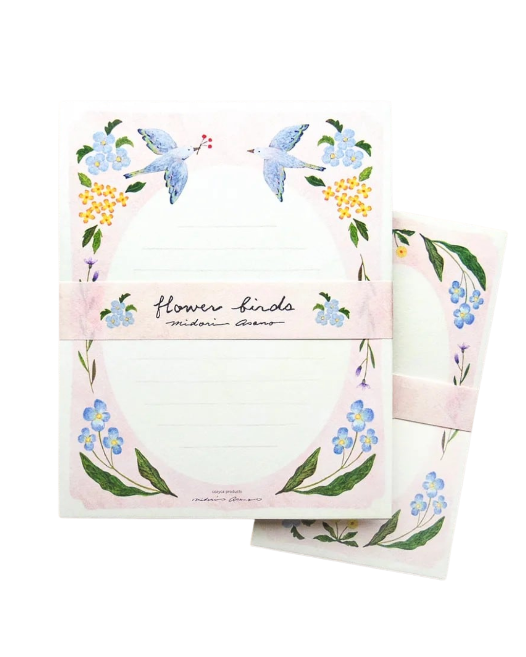 Set de Papier à Lettres Flower Birds – Midori Asano