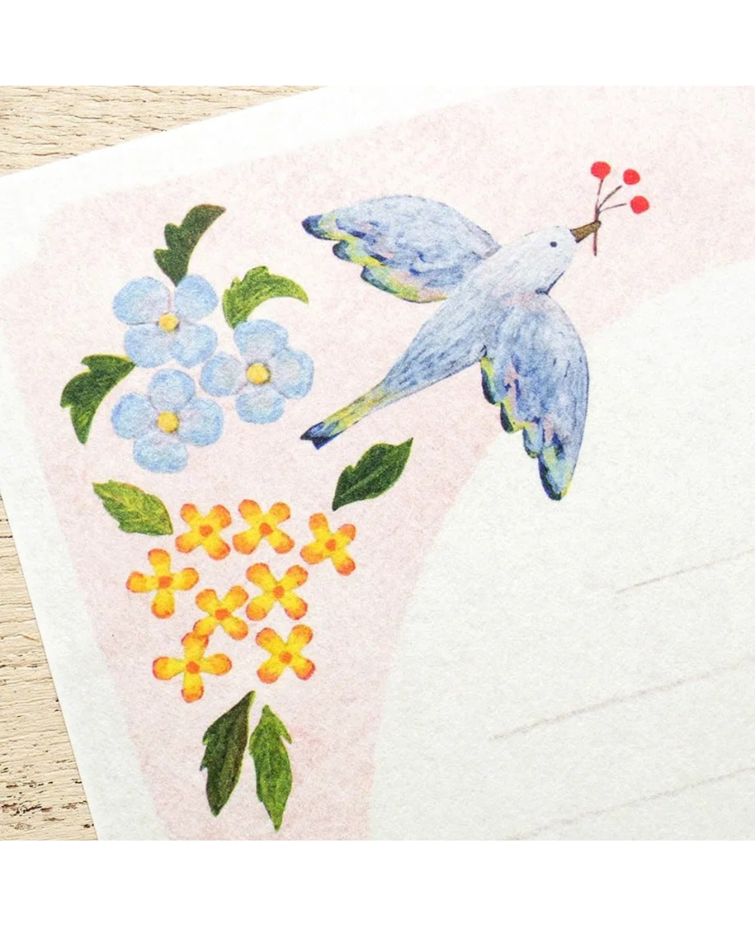 Set de Papier à Lettres Flower Birds – Midori Asano