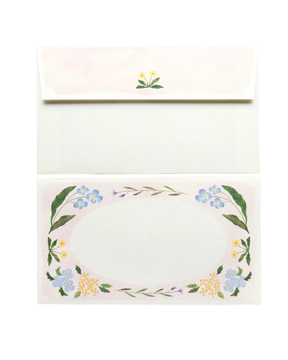 Set de Papier à Lettres Flower Birds – Midori Asano