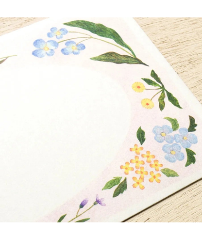 Set de Papier à Lettres Flower Birds – Midori Asano