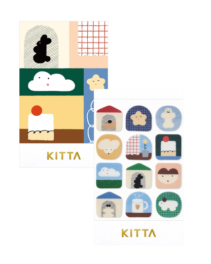 Carnet de Stickers Home (Icon) — KITTA Clear - King Jim