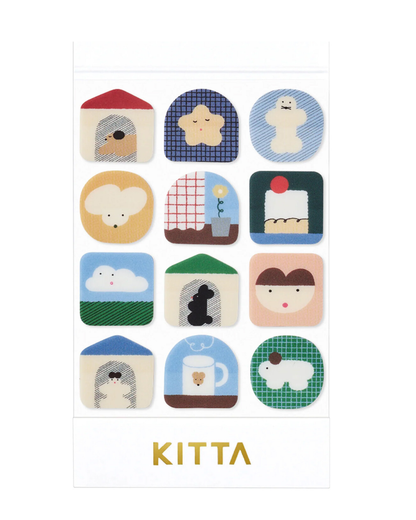Carnet de Stickers Home (Icon) — KITTA Clear - King Jim