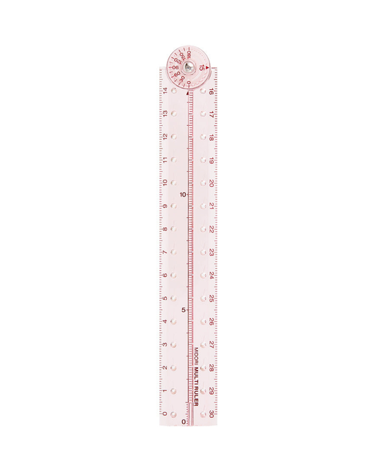 Règle Pliable Rose Transparente 30 cm – Midori