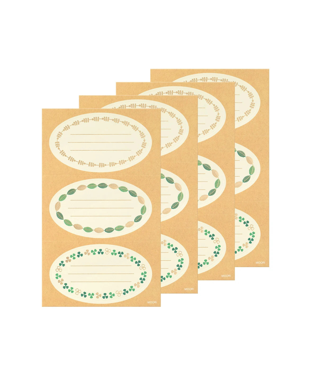 Étiquettes Autocollantes Couronnes – Midori