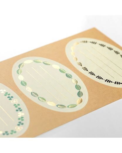 Étiquettes Autocollantes Couronnes – Midori