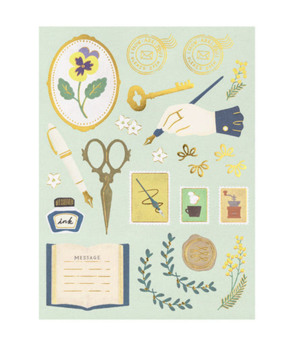 Set de Papier à Lettres Collage Papeterie – Midori