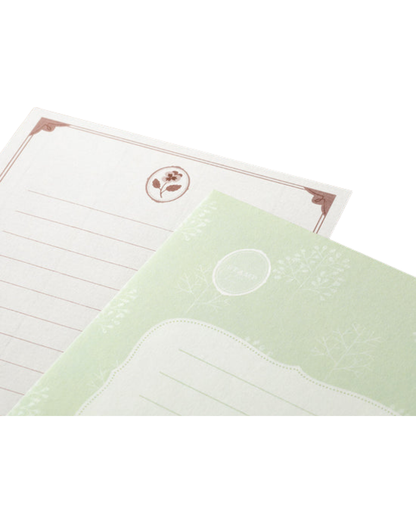 Set de Papier à Lettres Collage Papeterie – Midori