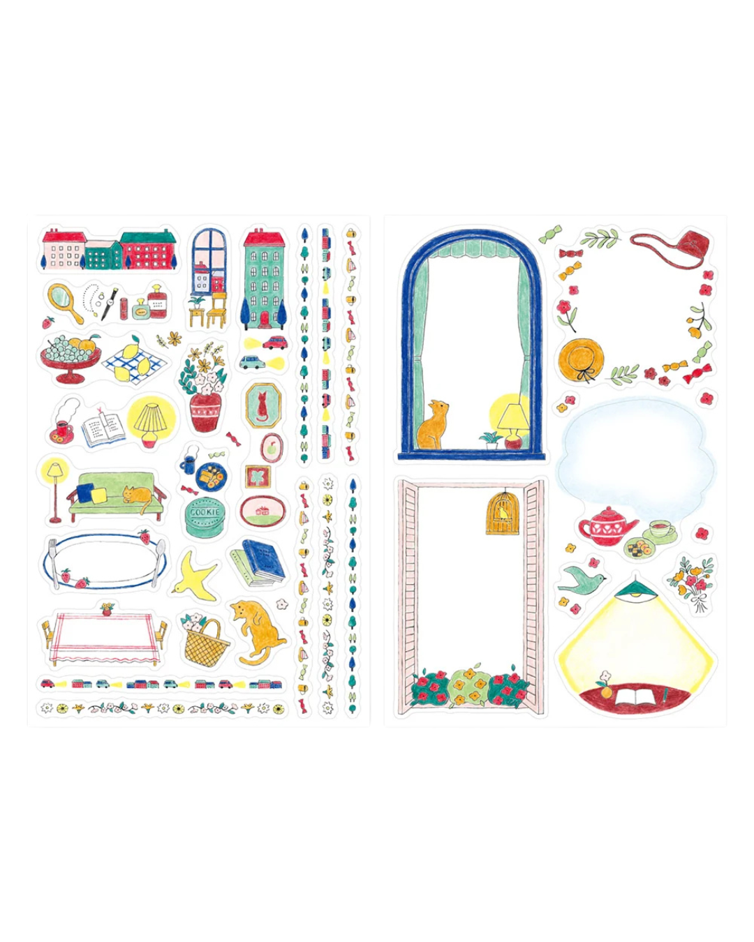Stickers repositionnables Vie Quotidienne Yuru Log Midori