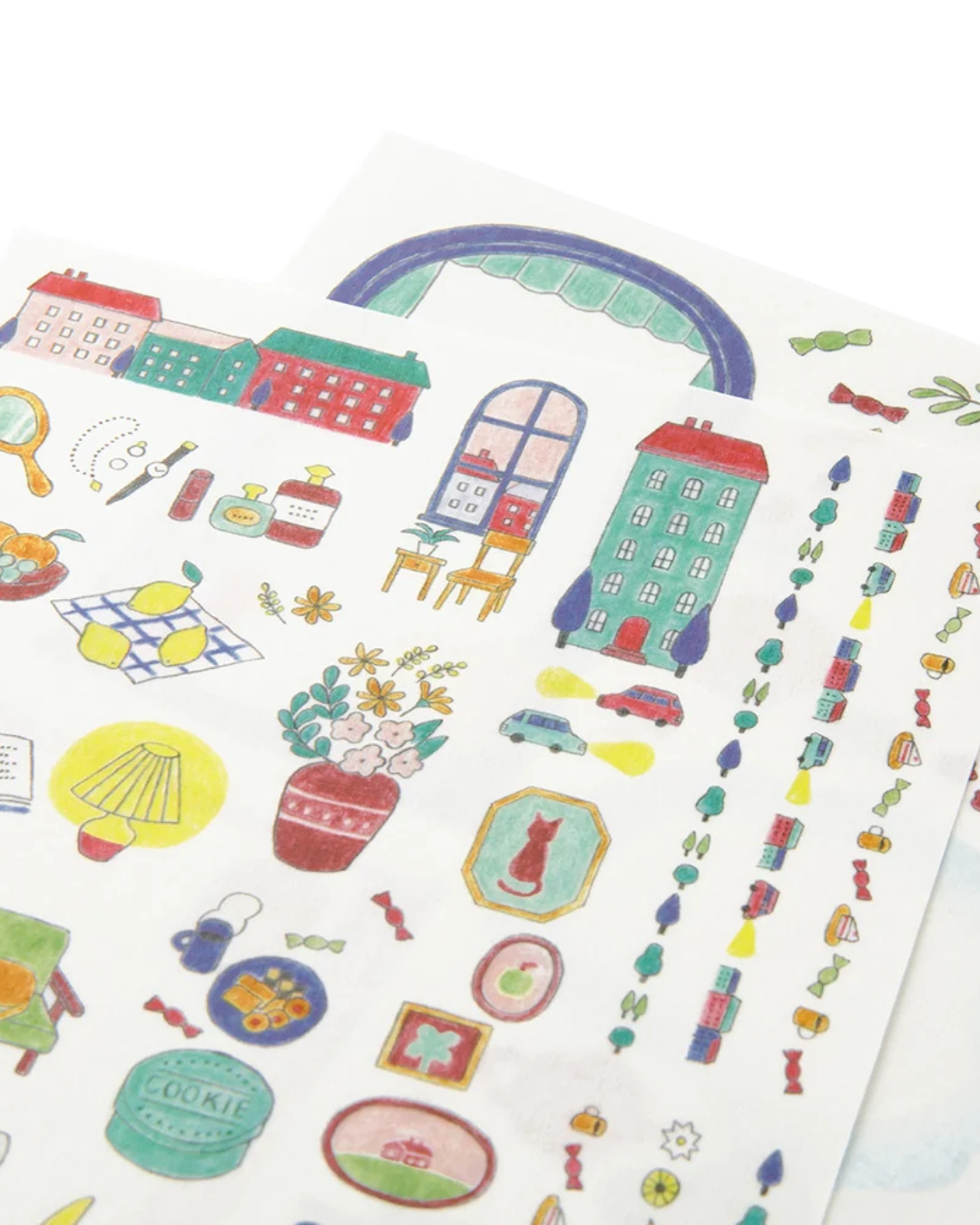Stickers repositionnables Vie Quotidienne Yuru Log Midori