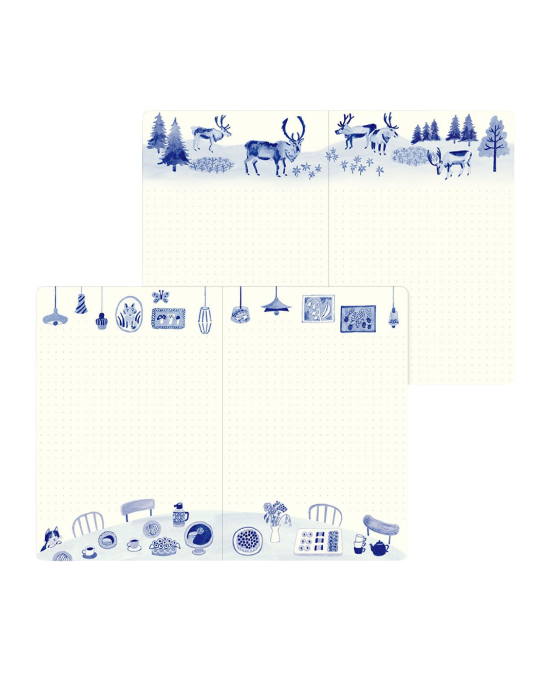 Carnet Yuru Log B6 Blue Nordic – Midori