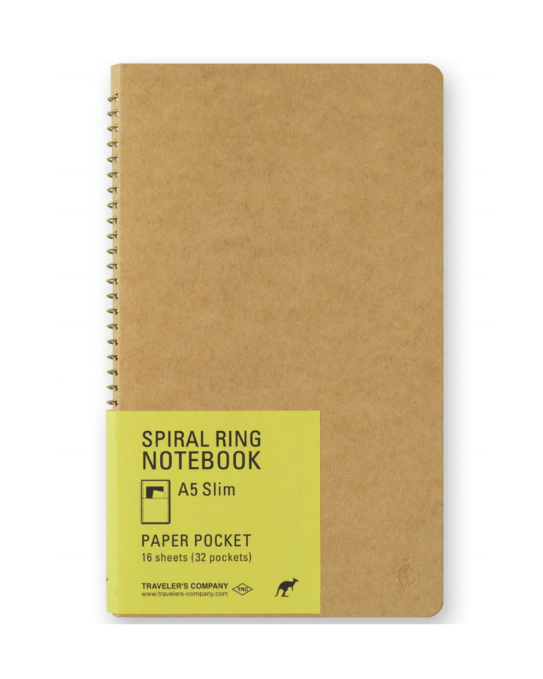 Spiral Ring Notebook Pockets A5 Slim – Traveler's Company