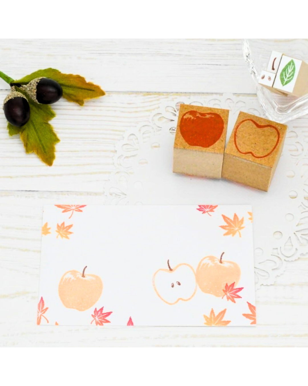 Tampons Pomme Akane (5 tampons)